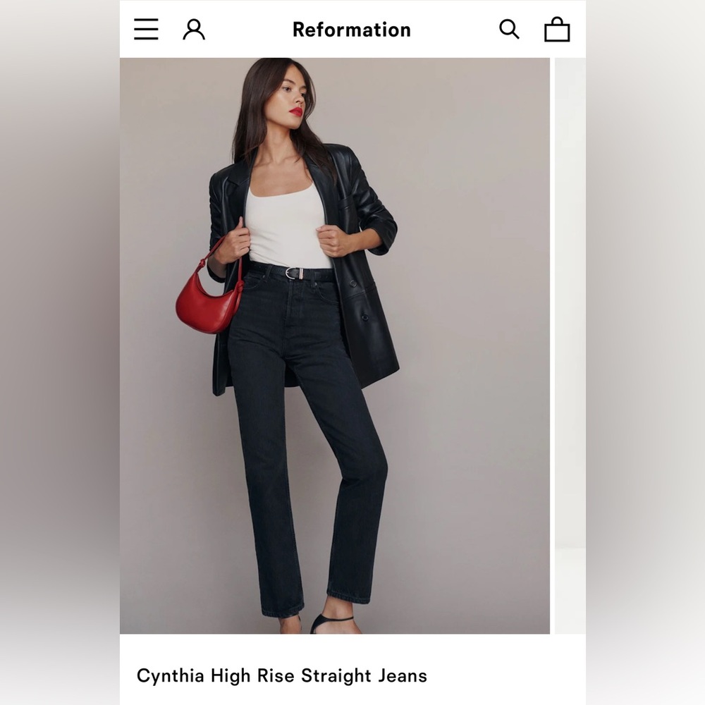 Reformation Cynthia High Rise Jean